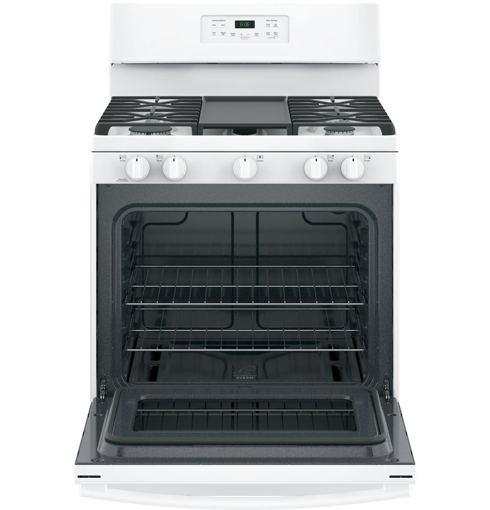 GE 30" Free-Standing Gas Range - White (JGBS66DEKWW)