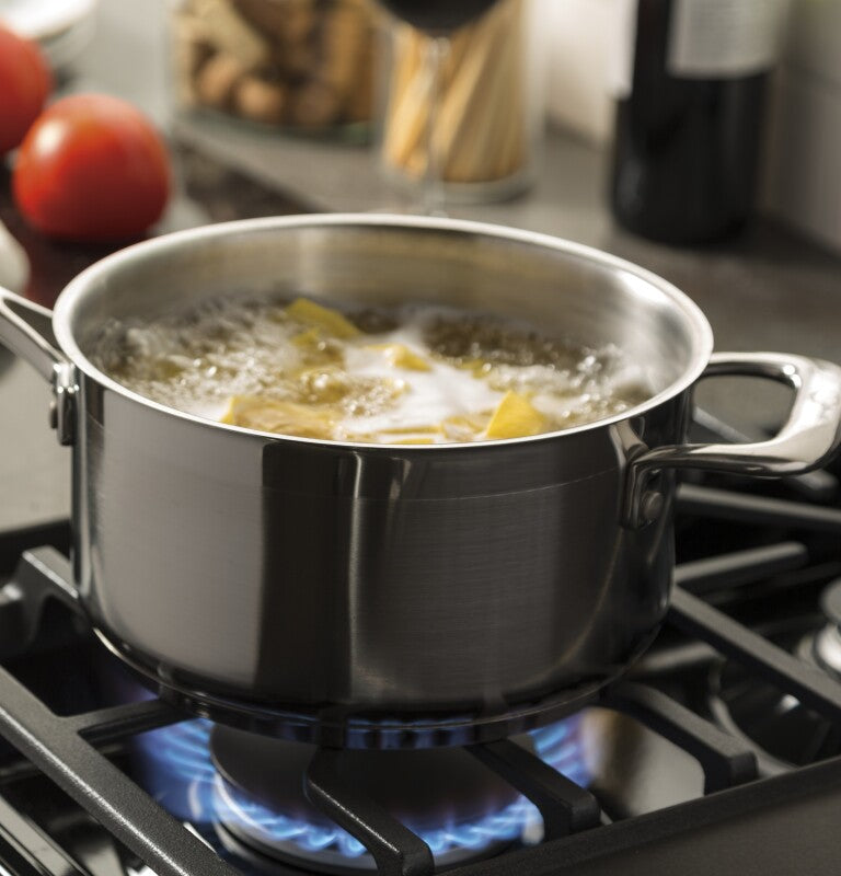 GE 30" Free-Standing Gas Range - Stainless Steel/Black (JGBS66REKSS)