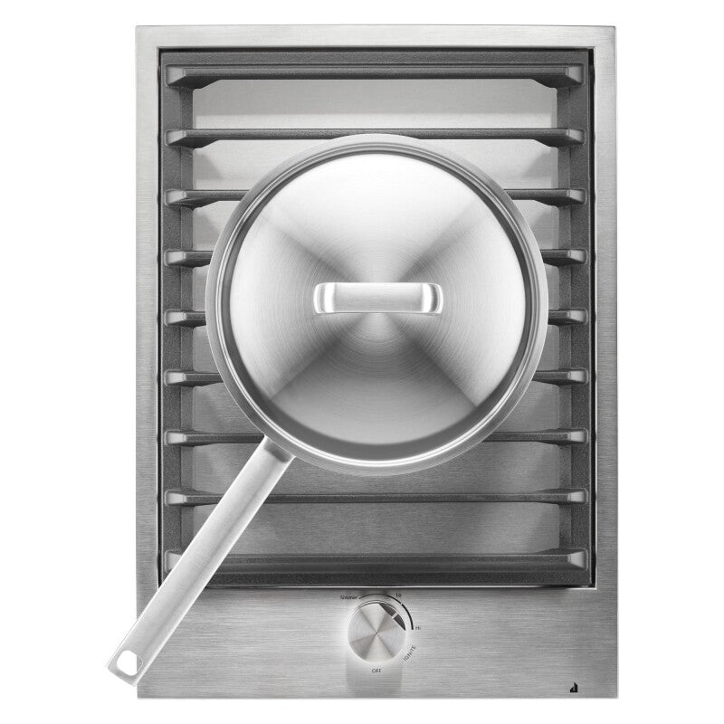 JennAir Custom 15" Single-Burner Gas Cooktop with Wok Ring - Stainless Steel (JGC3115GS)