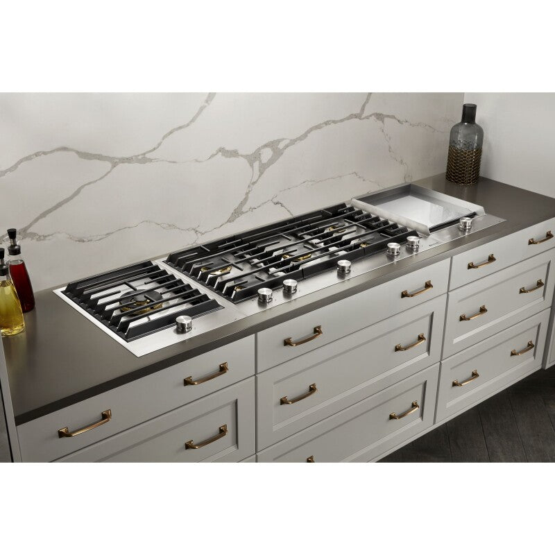 JennAir Euro-Style 36" 5-Burner Gas Cooktop - Stainless Steel (JGC3536GS)