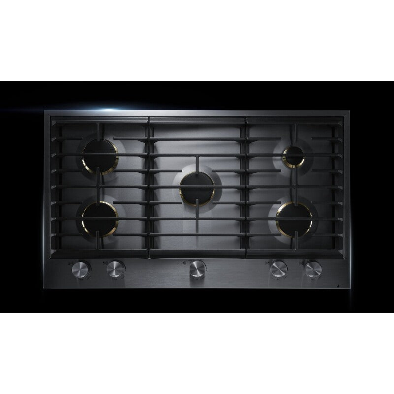 JennAir Euro-Style 36" 5-Burner Gas Cooktop - Stainless Steel (JGC3536GS)