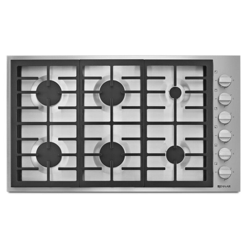 JennAir Pro-Style 36" 6-Burner Gas Cooktop - Pro-Style-Stainless-Knob (JGC7636BP)