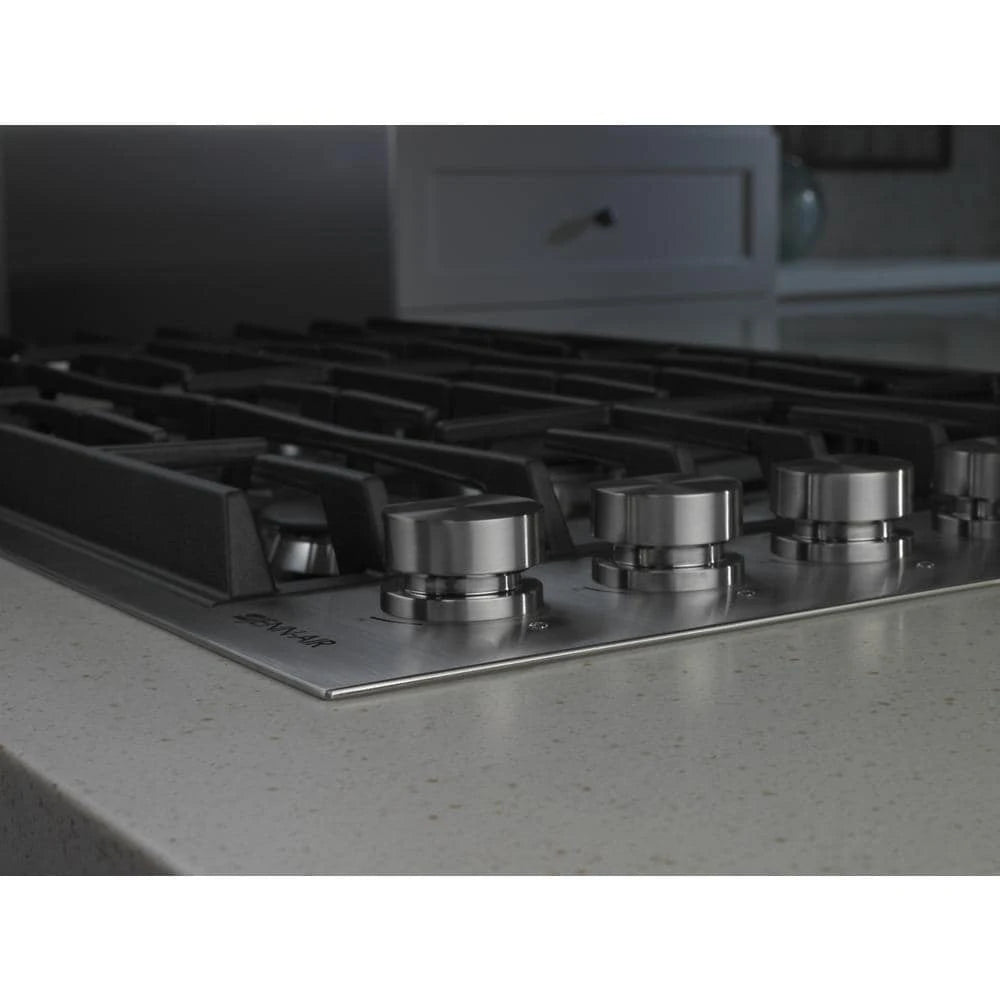JENNAIR Euro-style 36" 6-burner Gas Cooktop - Stainless Steel (JGC7636BS)
