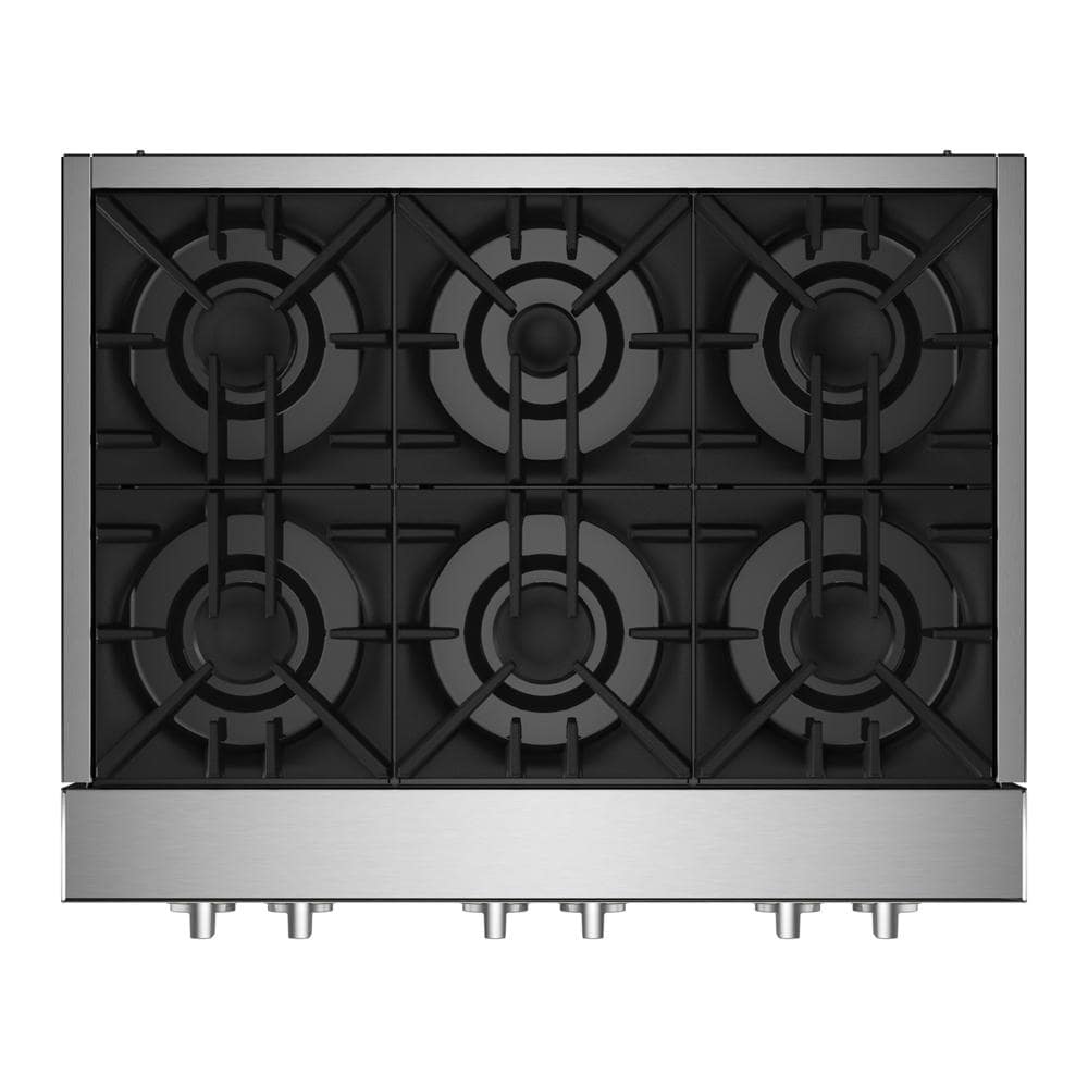 JennAir RISE 36" Gas Rangetop - Stainless Steel (JGCP436HL)
