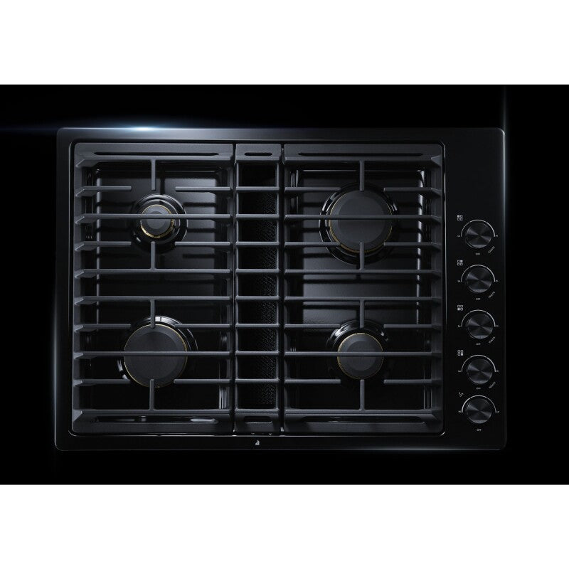 JennAir 30” JX3™ Gas Downdraft Cooktop - Black (JGD3430GB)