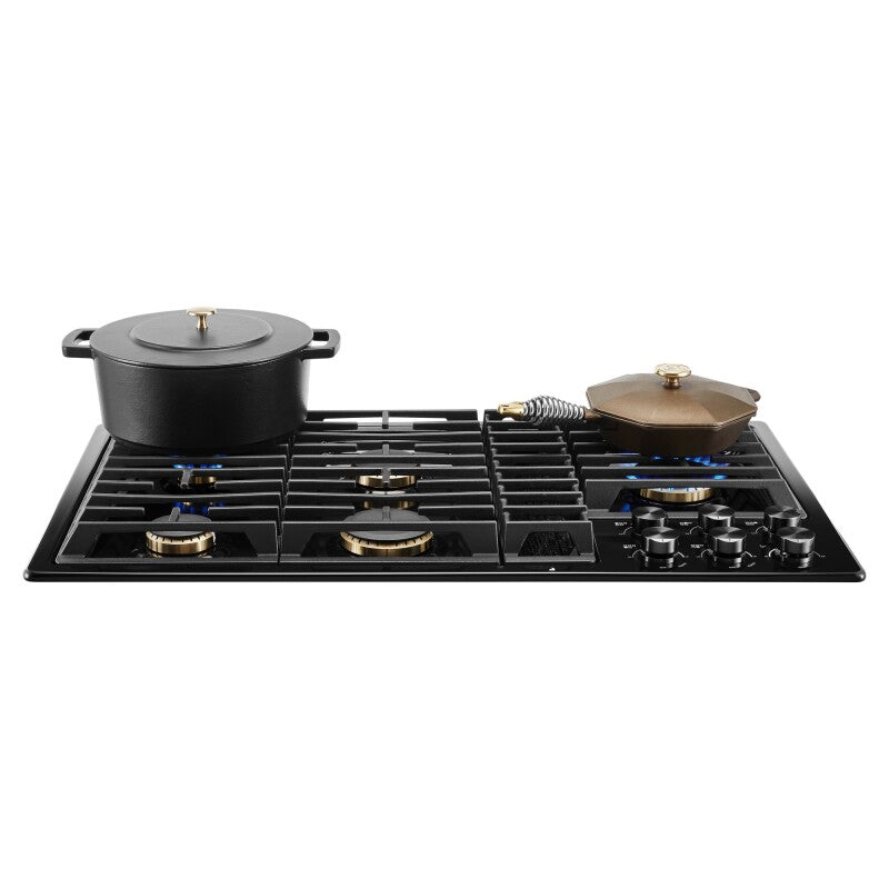 JennAir 36” JX3™ Gas Downdraft Cooktop - Black (JGD3536GB)