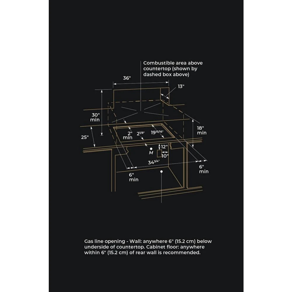 JENNAIR 36” JX3™ Gas Downdraft Cooktop - Black (JGD3536GB)