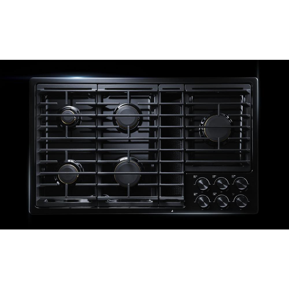 JENNAIR 36” Jx3™ Gas Downdraft Cooktop - Black (JGD3536GB)