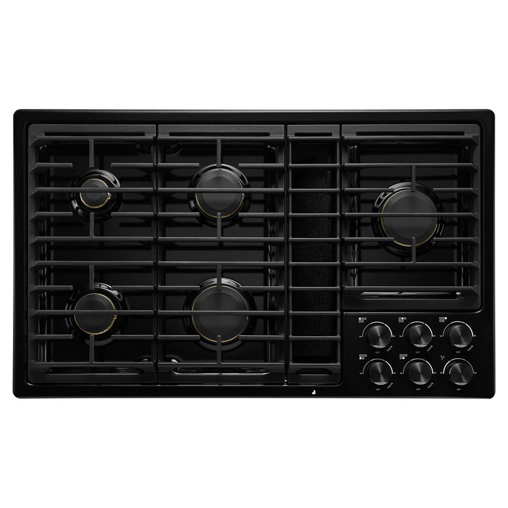 JENNAIR 36” Jx3™ Gas Downdraft Cooktop - Black (JGD3536GB)