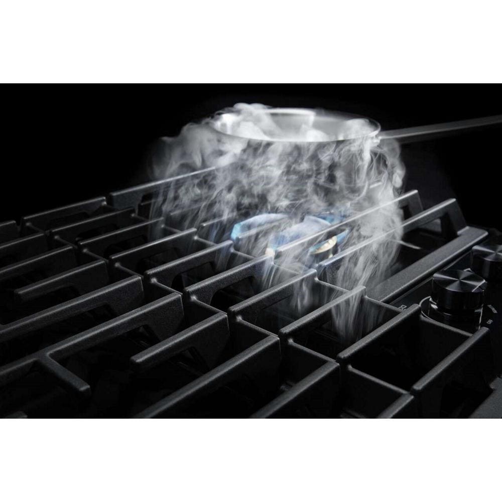 JENNAIR 36” Jx3™ Gas Downdraft Cooktop - Black (JGD3536GB)