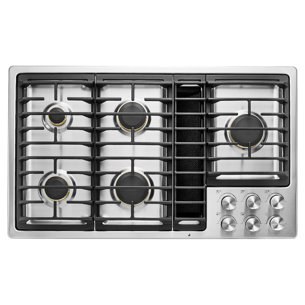 JENNAIR Euro-style 36" Jx3™ Gas Downdraft Cooktop - Stainless Steel (JGD3536GS)
