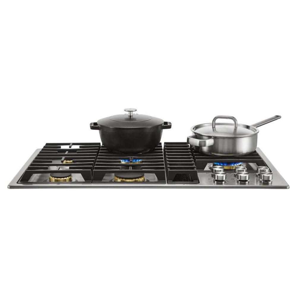JENNAIR Euro-style 36" Jx3™ Gas Downdraft Cooktop - Stainless Steel (JGD3536GS)