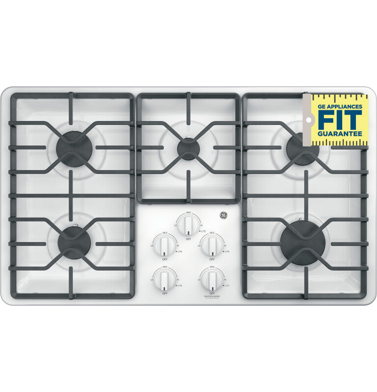 GE 36" Built-In Gas Cooktop with Dishwasher-Safe Grates - Other (JGP3036DLWW)