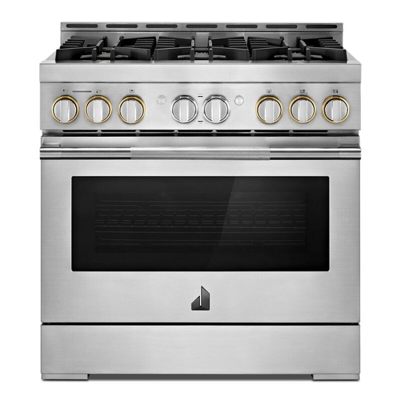 JennAir 36" RISE Gas Professional-Style Range - Stainless Steel (JGRP436HL)