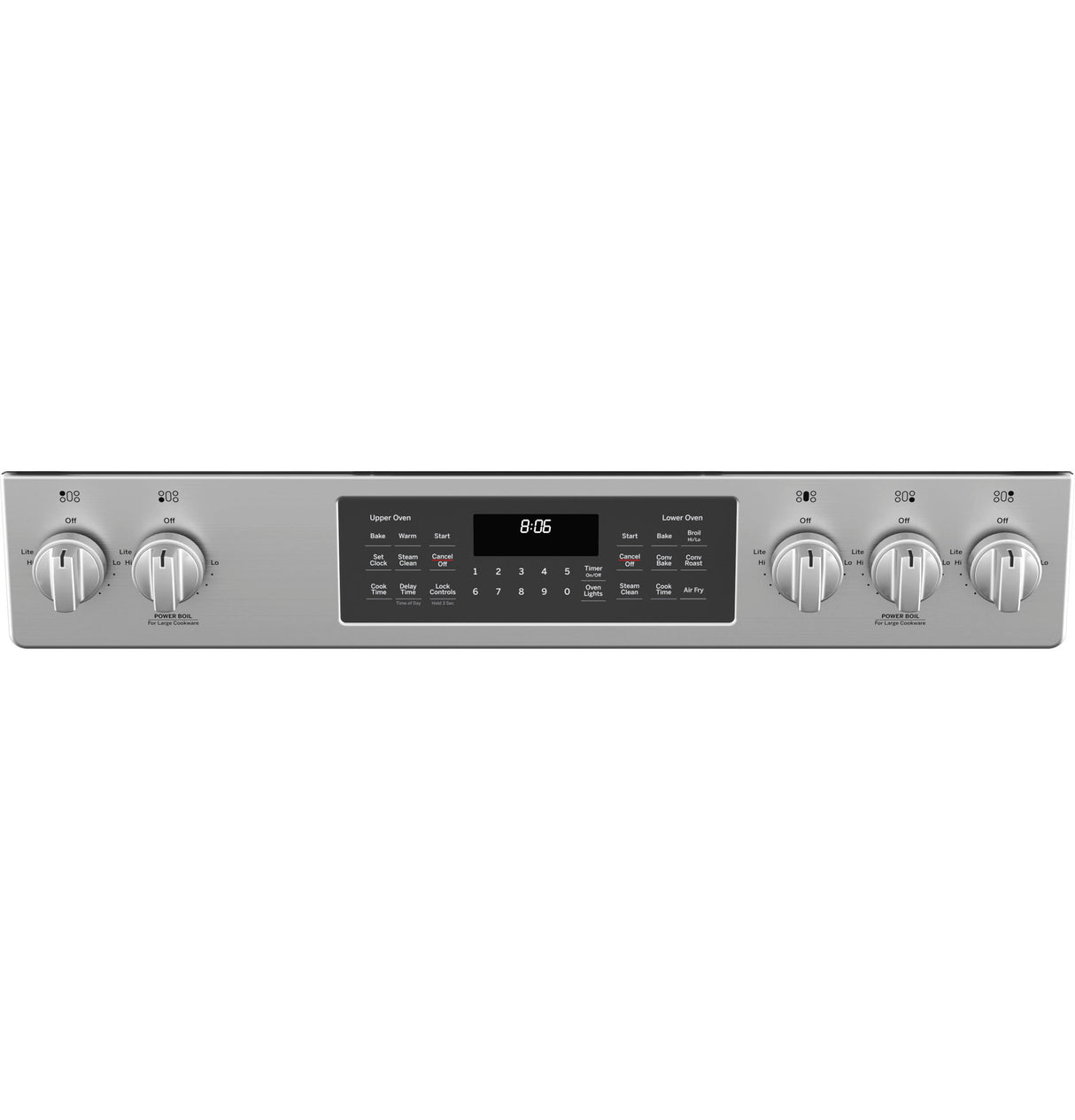 GE GE 30" Slide-In Front Control Gas Double Oven Range - Stainless Steel (JGSS86SPSS)