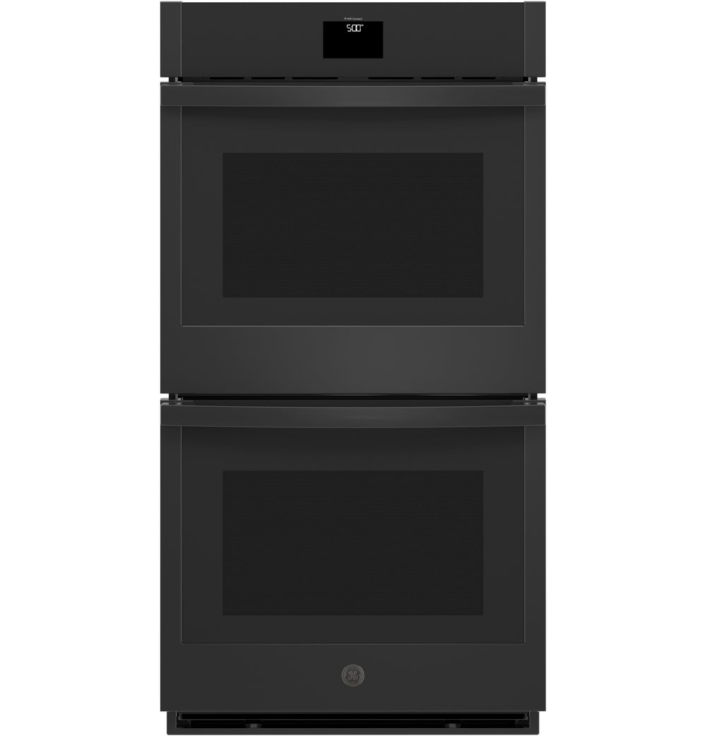 GE 27" Smart Built-In Convection Double Wall Oven with No Preheat Air Fry - Black (JKD5000DVBB)