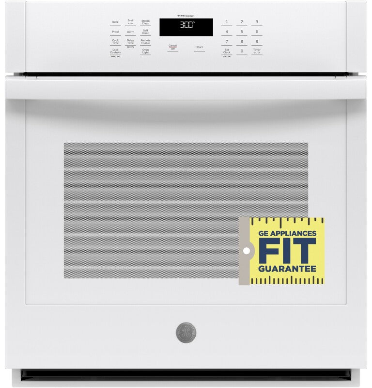 GE 27" Smart Built-In Single Wall Oven - White (JKS3000DNWW)
