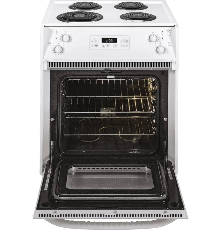 GE 27" Drop-In Electric Range - White (JM250DTWW)