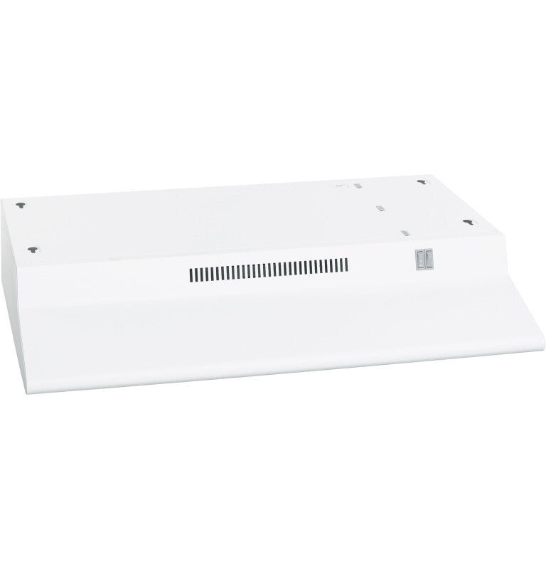 GE Non-Vented Standard Range Hood - White on White (JN327HWW)