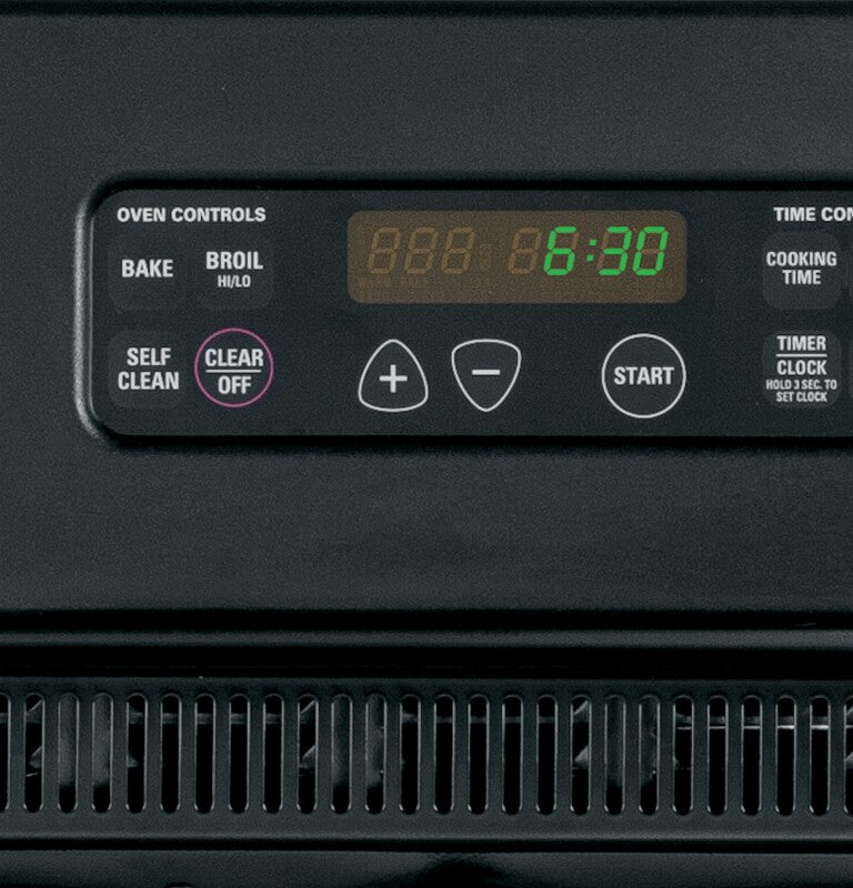 GE 24" Electric Single Self-Cleaning Wall Oven - Black on Black (JRP20BJBB)