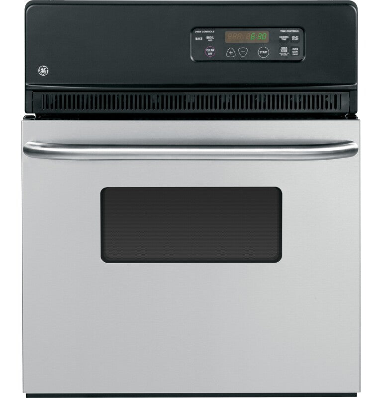 GE 24" Electric Single Standard Clean Wall Oven - Stainless Steel (JRS06SKSS)