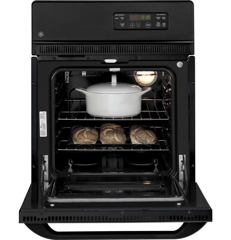 GE 24" Electric Single Standard Clean Wall Oven - Stainless Steel (JRS06SKSS)