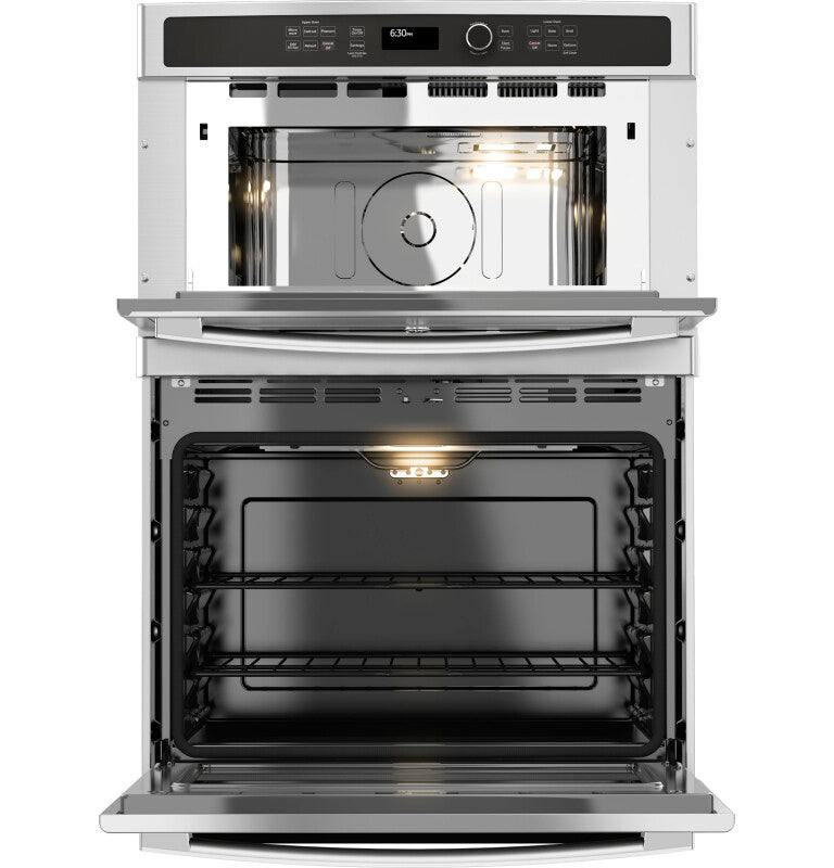 GE 30" Combination Double Wall Oven - Stainless Steel (JT3800SHSS)