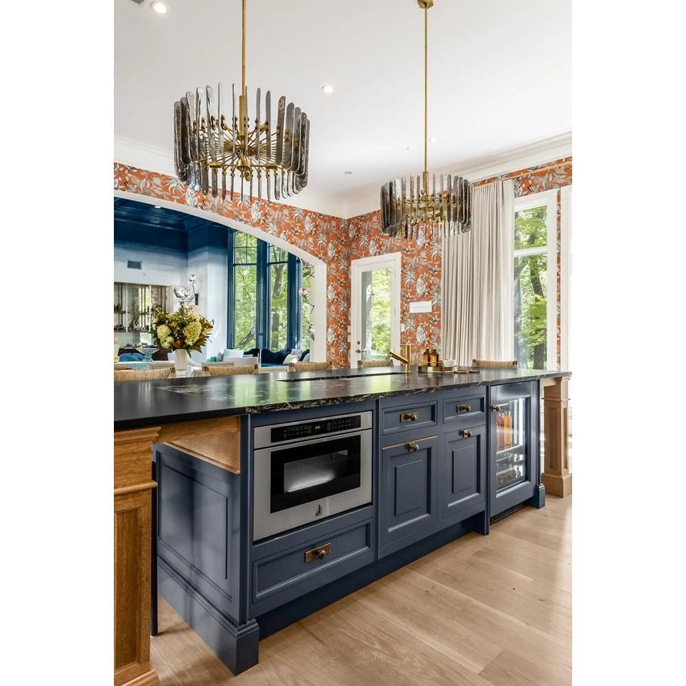 JENNAIR Panel-ready 24" Built-in Undercounter Beverage Center, Right Swing - Stainless Steel (JUBFR242HX)