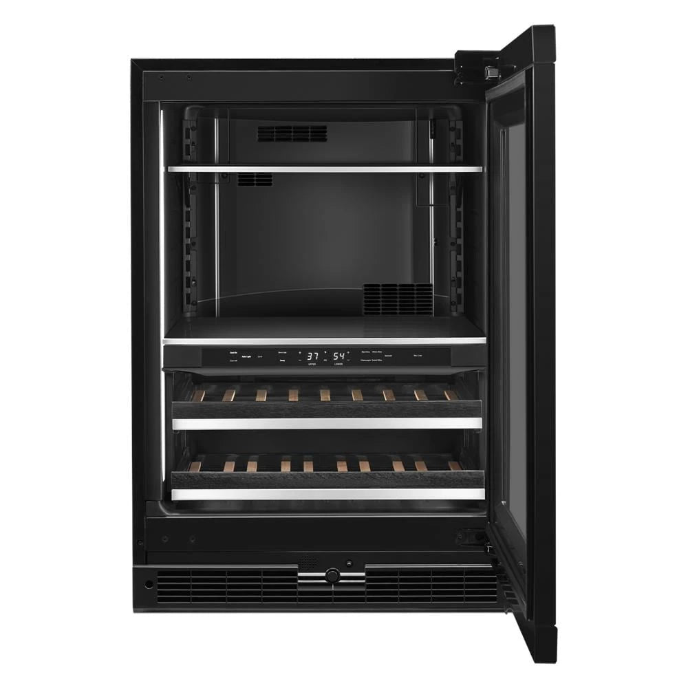 JENNAIR Panel-ready 24" Built-in Undercounter Beverage Center, Right Swing - Stainless Steel (JUBFR242HX)