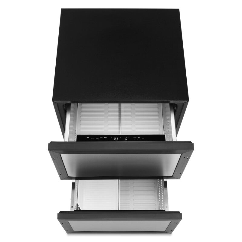 JennAir Panel-Ready 24" Double Drawer Refrigerator/Freezer - Stainless Steel (JUCFP242HX)