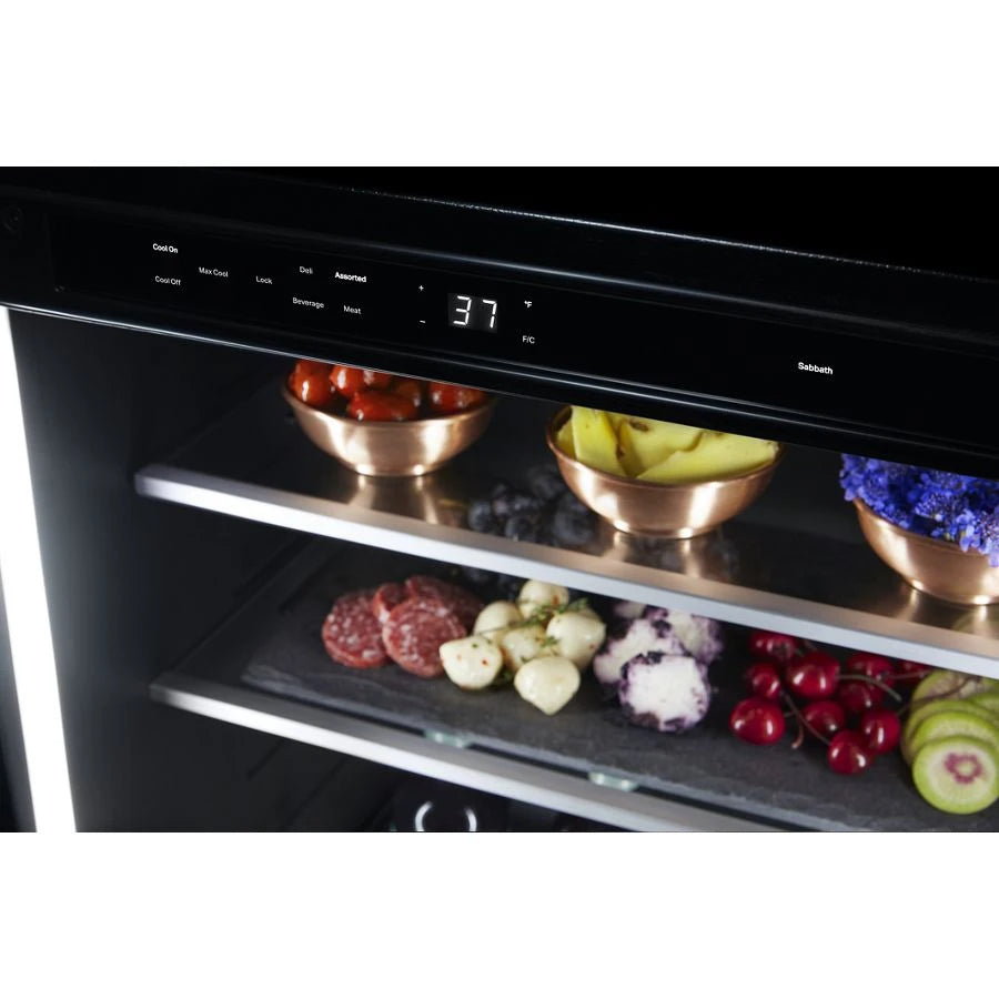 JENNAIR Panel-ready 24" Under Counter Glass Door Refrigerator, Left Swing - Panel Ready (JUGFL242HX)