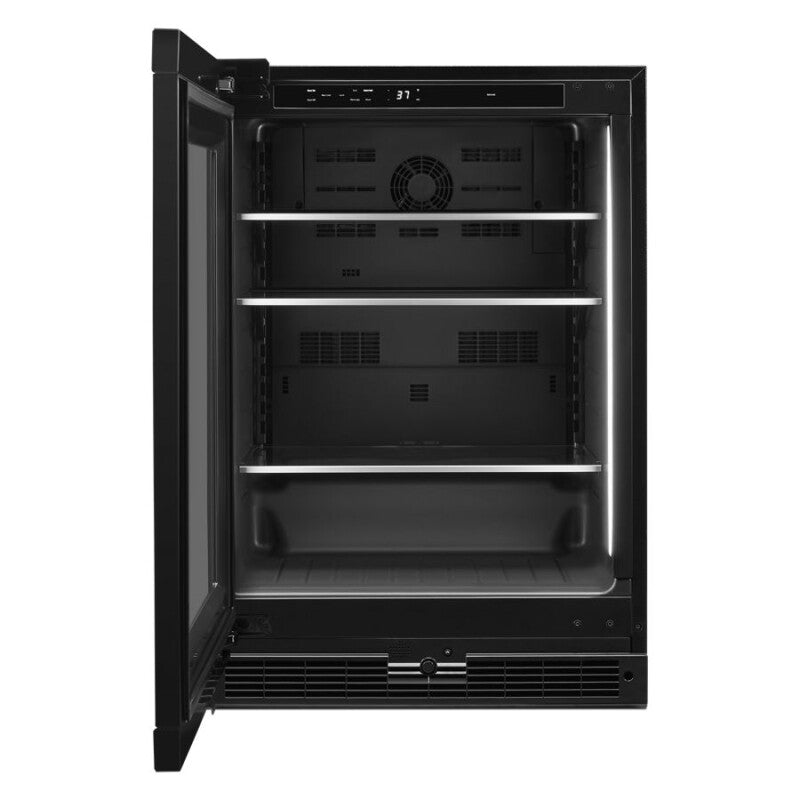 JennAir Panel-Ready 24" Under Counter Glass Door Refrigerator, Left Swing - Panel Ready (JUGFL242HX)