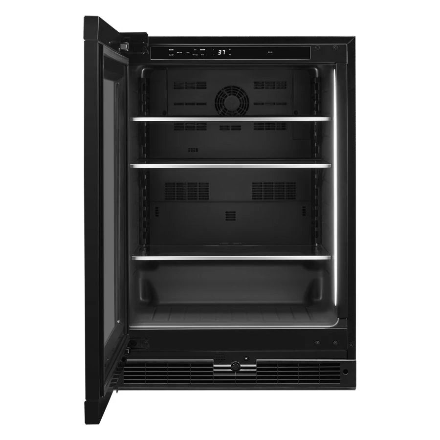 JENNAIR Panel-ready 24" Under Counter Glass Door Refrigerator, Left Swing - Panel Ready (JUGFL242HX)