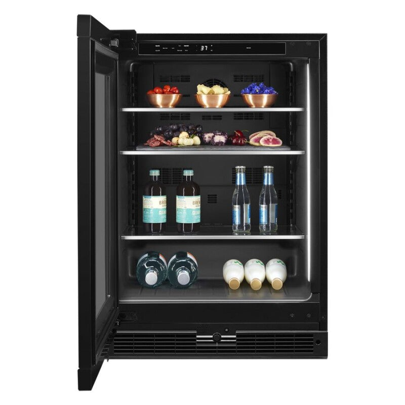 JennAir Panel-Ready 24" Under Counter Glass Door Refrigerator, Left Swing - Panel Ready (JUGFL242HX)