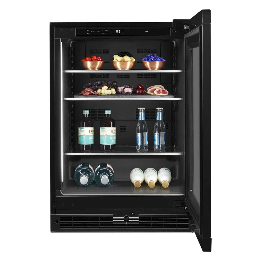 JennAir Panel-ready 24" Under Counter Glass Door Refrigerator, Right Swing - Panel Ready (JUGFR242HX)