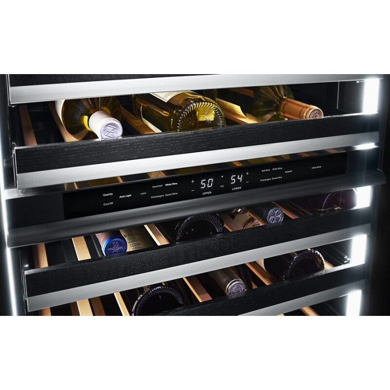 JennAir Panel-Ready 24" Built-In Undercounter Wine Cellar - Right Swing - Stainless Steel (JUWFR242HX)