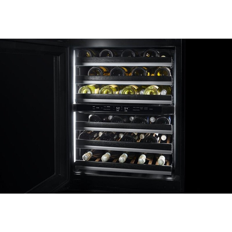 JennAir Panel-Ready 24" Built-In Undercounter Wine Cellar - Right Swing - Stainless Steel (JUWFR242HX)