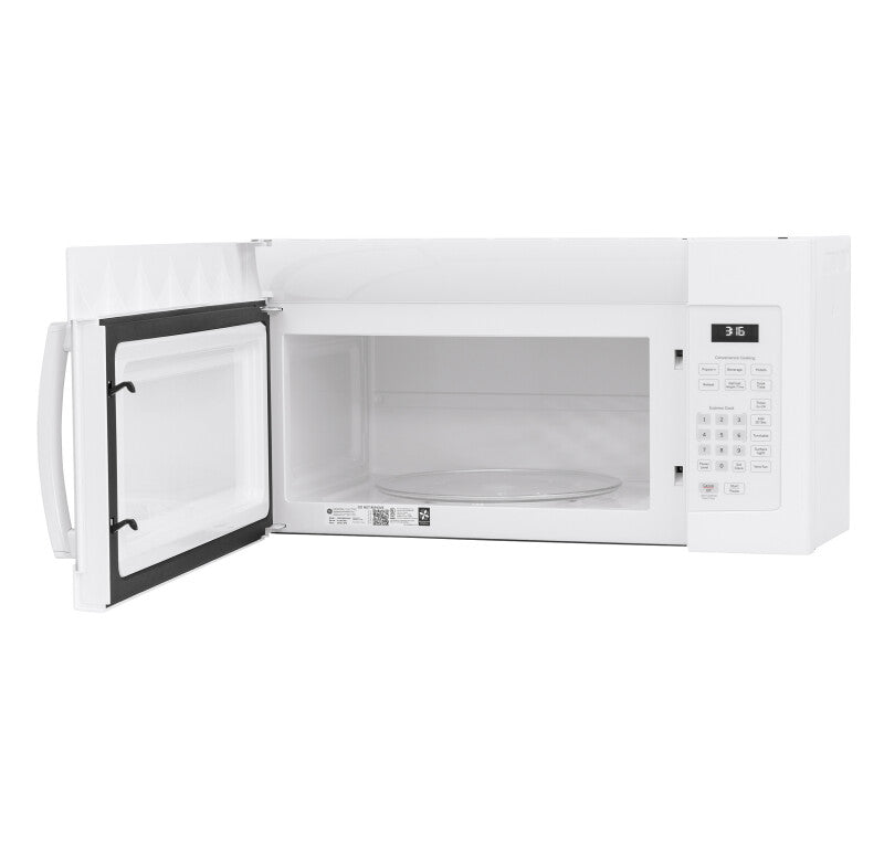 GE 1.6 Cu. Ft. Over-the-Range Microwave Oven - White (JVM3160DFWW)