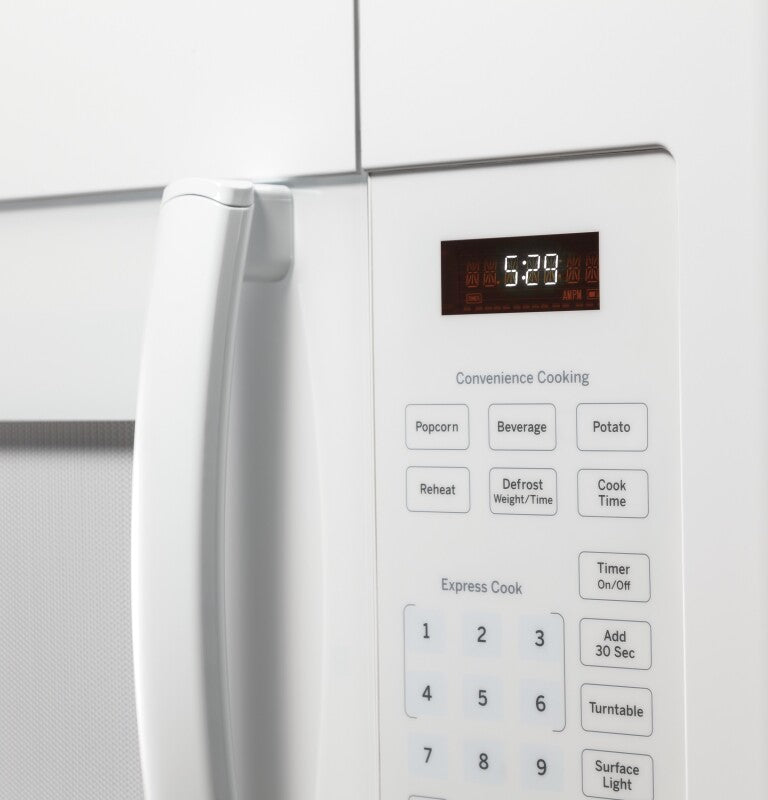 GE 1.6 Cu. Ft. Over-the-Range Microwave Oven - White (JVM3160DFWW)
