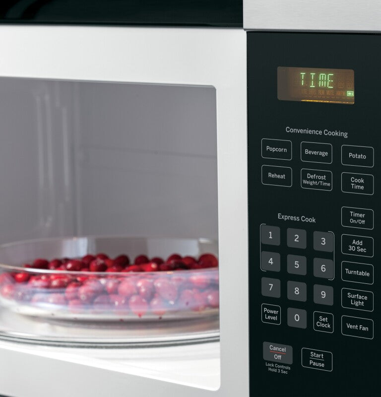 GE 1.6 Cu. Ft. Over-the-Range Microwave Oven - Stainless Steel (JVM3160RFSS)