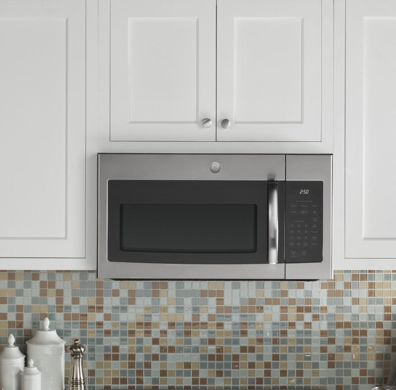GE 1.6 Cu. Ft. Over-the-Range Microwave Oven - Stainless Steel (JVM3160RFSS)