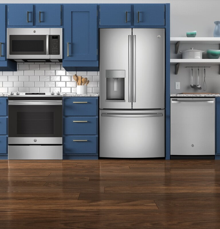 GE 1.7 Cu. Ft. Over-the-Range Sensor Microwave Oven - Stainless Steel (JVM6175SKSS)