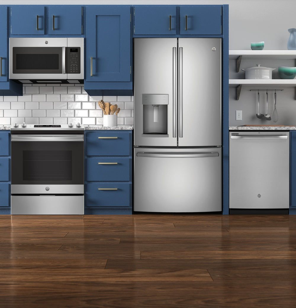 GE 1.7 Cu. Ft. Over-the-Range Sensor Microwave Oven - Stainless Steel (JVM6175SKSS)