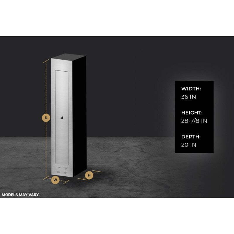 JennAir Euro-Style Stainless 36" Telescoping Downdraft Ventilation - Stainless Steel (JXD7036YS)