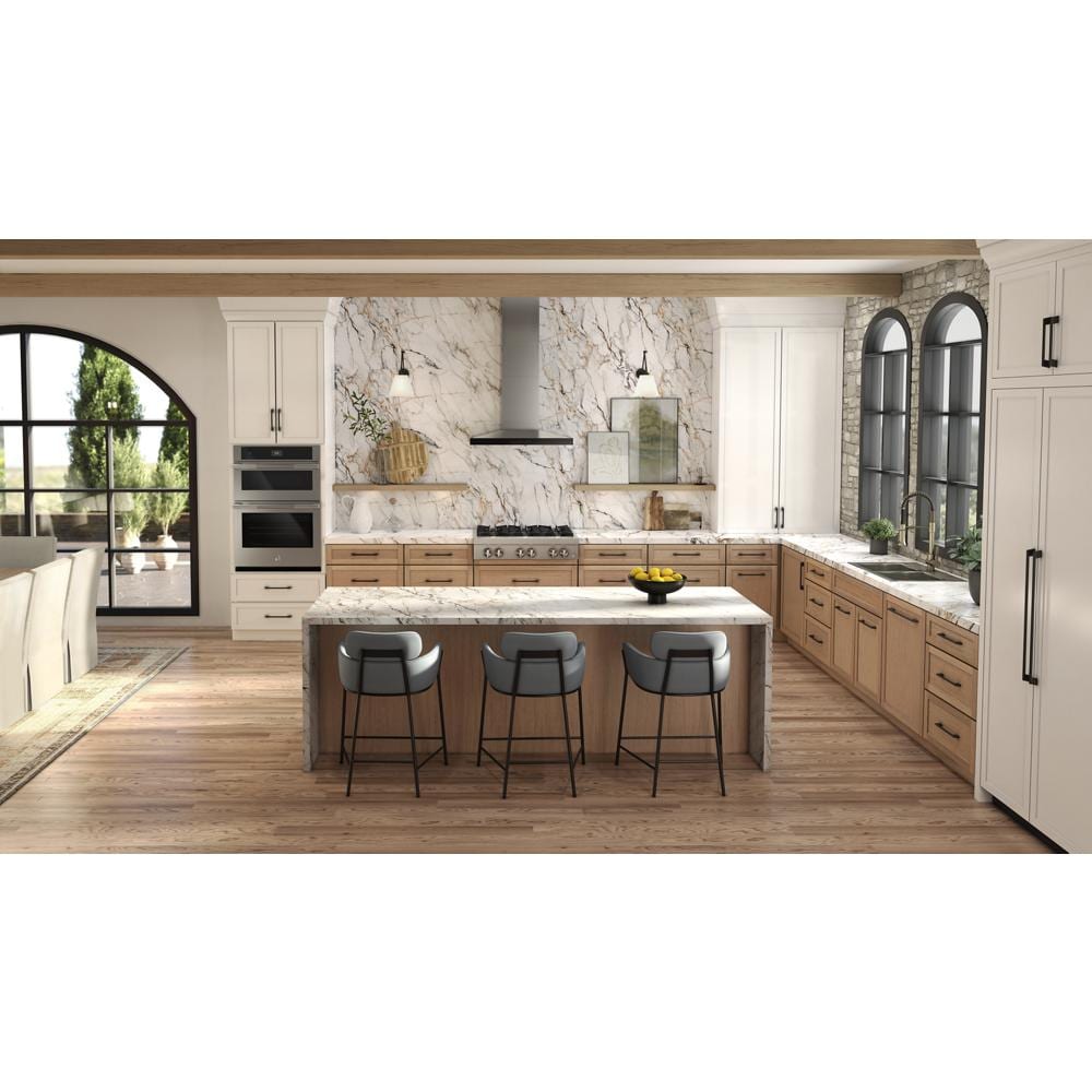 JennAir Lustre Stainless 36" Pyramid Style Canopy Wall Hood - Stainless Steel (JXW8536HS)