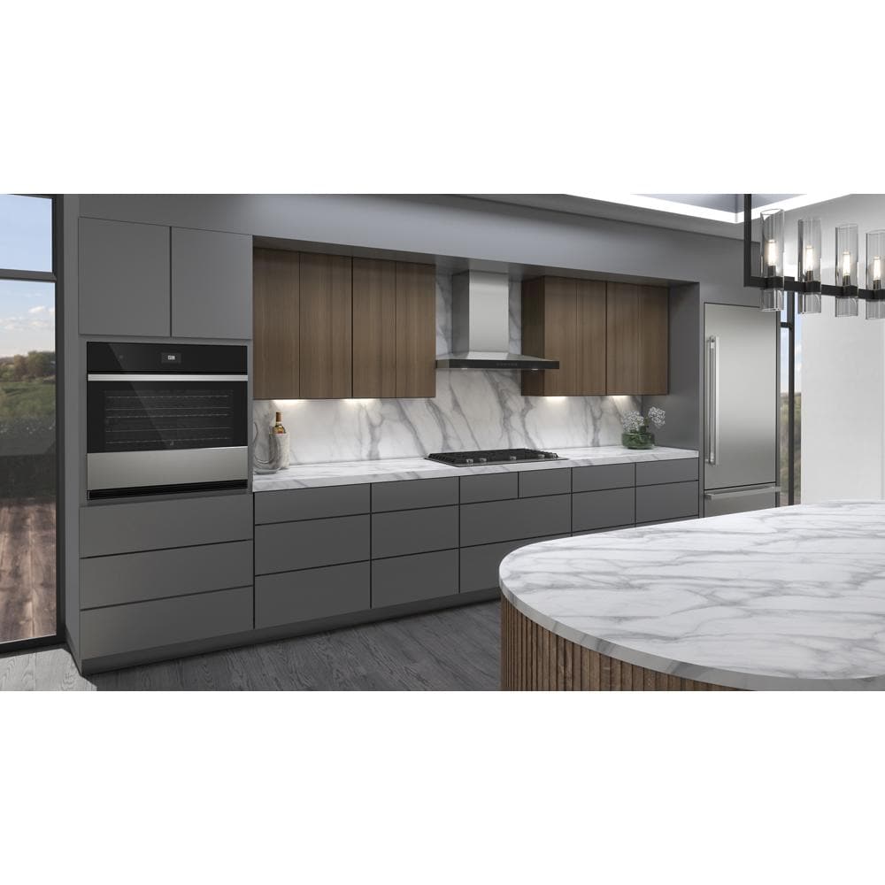 JennAir Lustre Stainless 36" Pyramid Style Canopy Wall Hood - Stainless Steel (JXW8536HS)