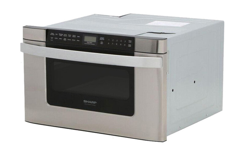 Sharp 24 in. 1.2 cu. ft. 950W Easy Open Microwave Drawer - Stainless Steel (KB6524PSY)