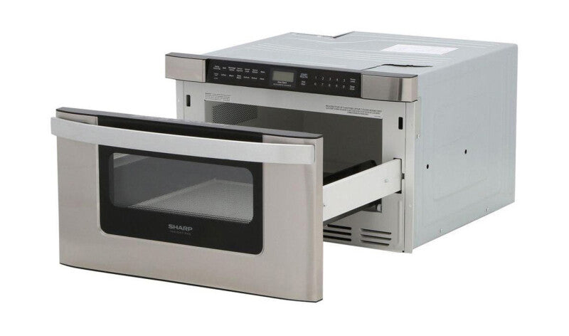 Sharp 24 in. 1.2 cu. ft. 950W Easy Open Microwave Drawer - Stainless Steel (KB6524PSY)