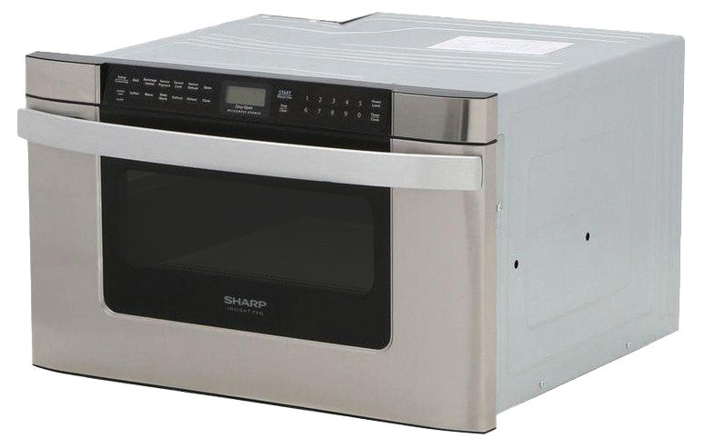 Sharp 24 In. 1.2 Cu. Ft. 950w Easy Open Stainless Steel Microwave Drawer - Stainless Steel (KB6524PSY)