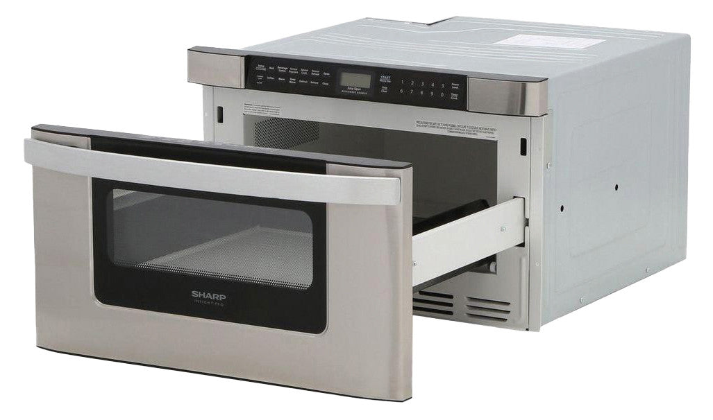 Sharp 24 In. 1.2 Cu. Ft. 950w Easy Open Stainless Steel Microwave Drawer - Stainless Steel (KB6524PSY)